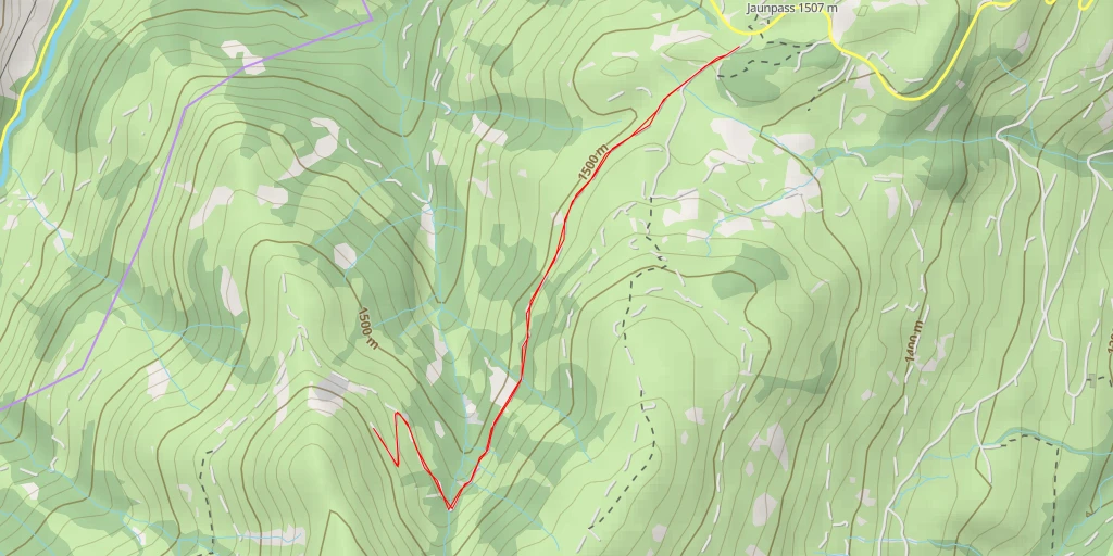 Carte de l'itinéraire :  Fläcke