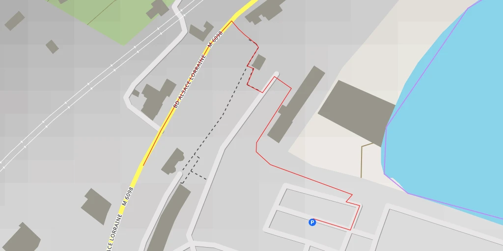 Map of the trail for Boulevard Alsace Lorraine - Boulevard Alsace Lorraine