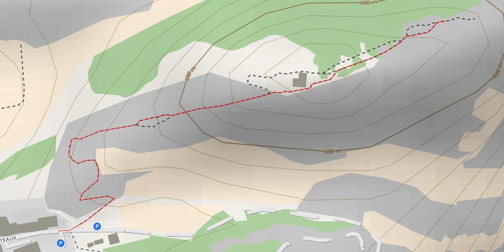 Map of the trail for Sion