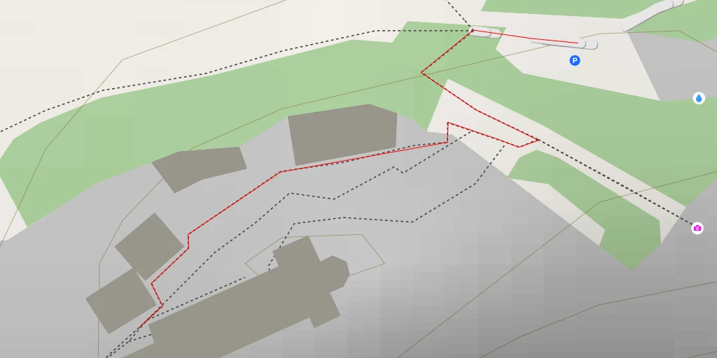 Map of the trail for Valère - Sion