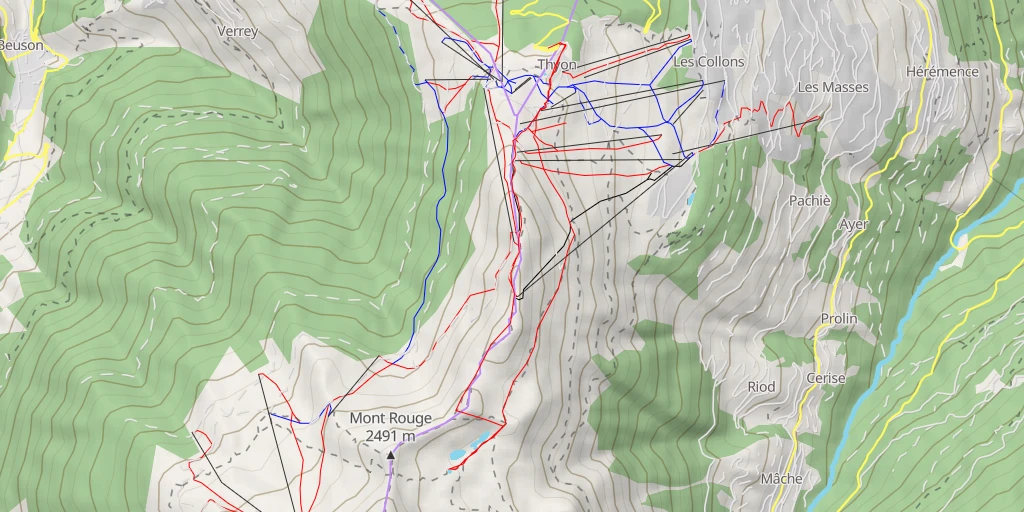 Map of the trail for Riod