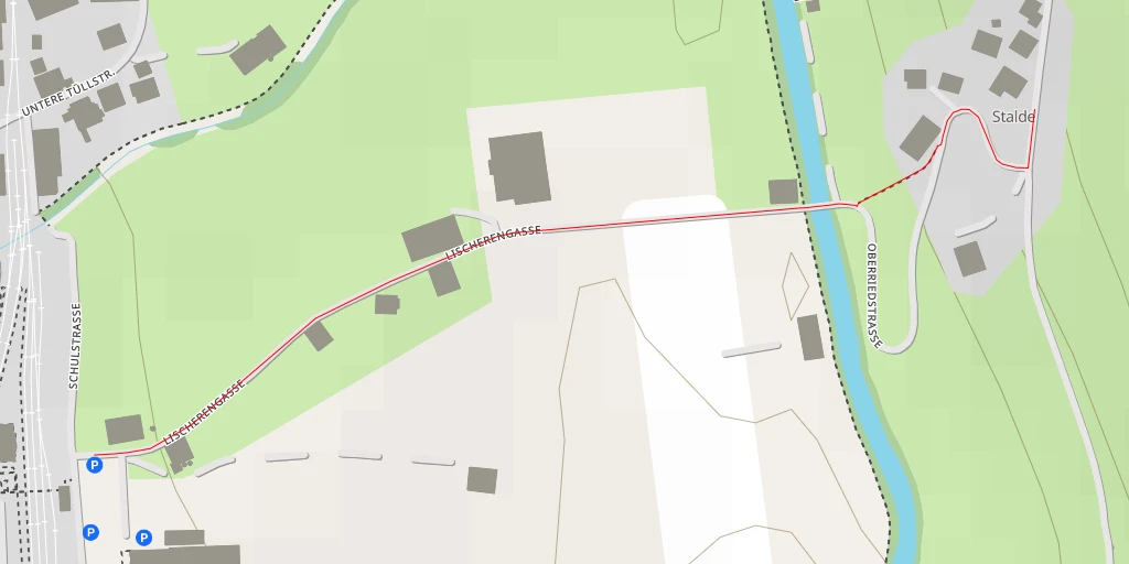 Map of the trail for Stalde - Zweisimmen