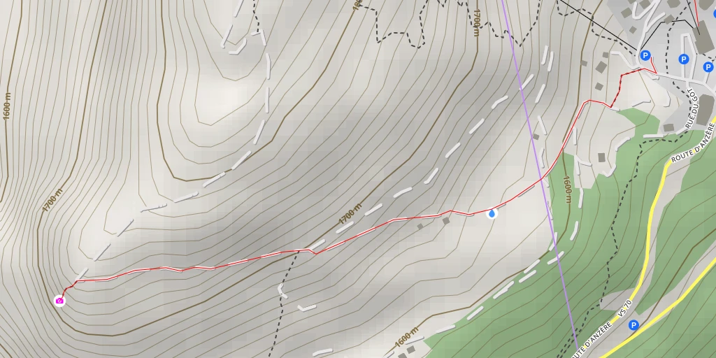 Map of the trail for Le Got