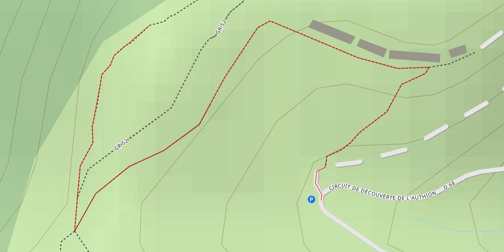 Map of the trail for Casernement de la Pointe des Trois Communes - Circuit de Découverte de l'Authion