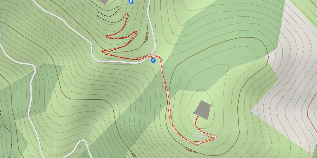 Map of the trail for Mille Fourches