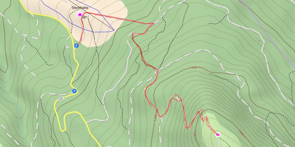 Carte de l'itinéraire :  230.1