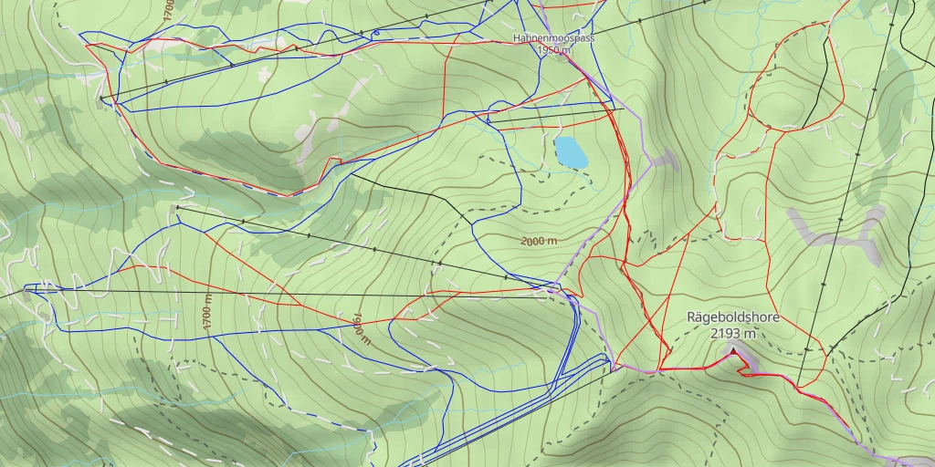 Map of the trail for Bummereweg