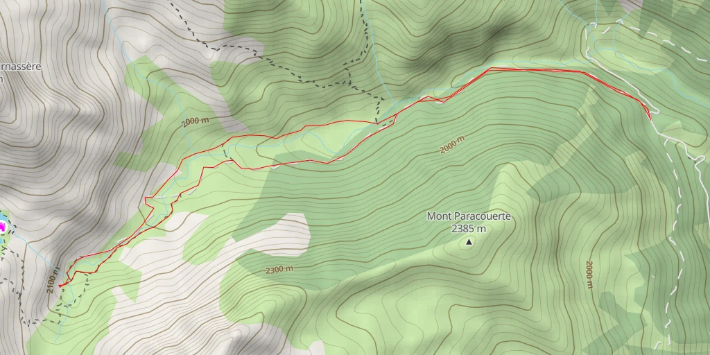 Map of the trail for 98 - Via Alpina