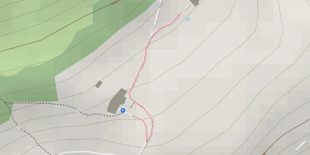 Carte de l'itinéraire :  Strada Vicinale da Porliod a Praz