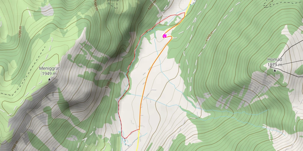 Carte de l'itinéraire :  Tiermatti