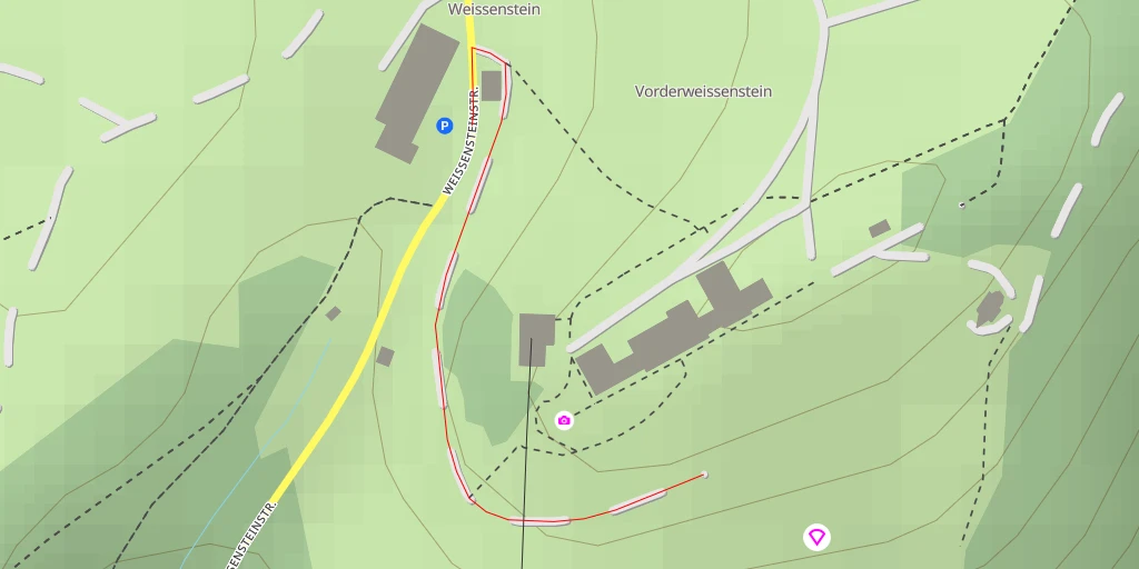 Map of the trail for Weissenstein Launch