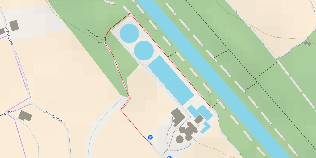 Map of the trail for ARA Burgdorf Fraubrunnen - Neuhofstrasse