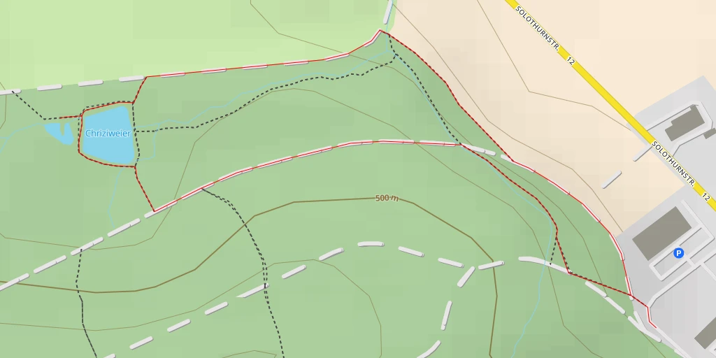 Map of the trail for Dubenmoos