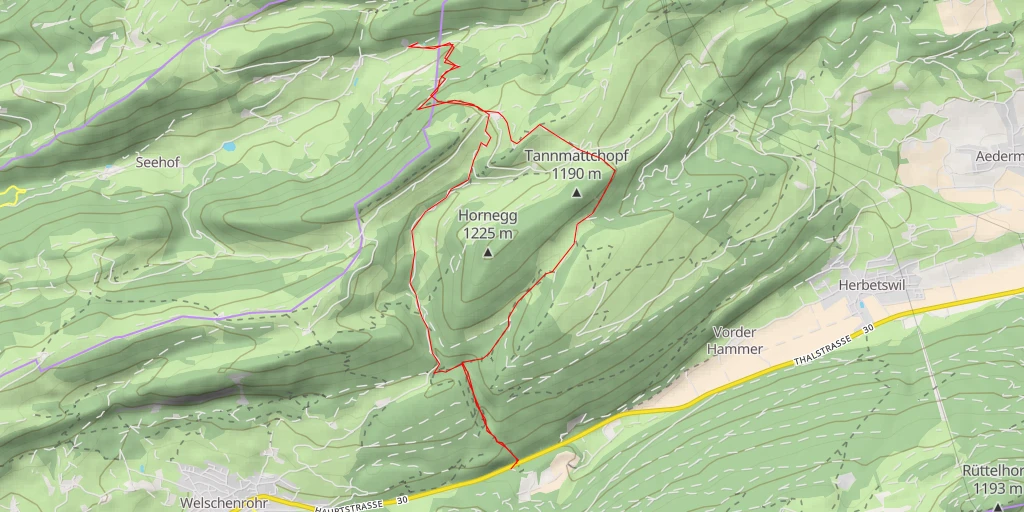 Map of the trail for 