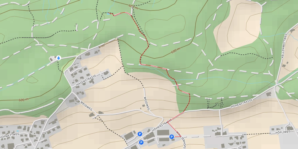 Map of the trail for Rainstrasse - Rainstrasse