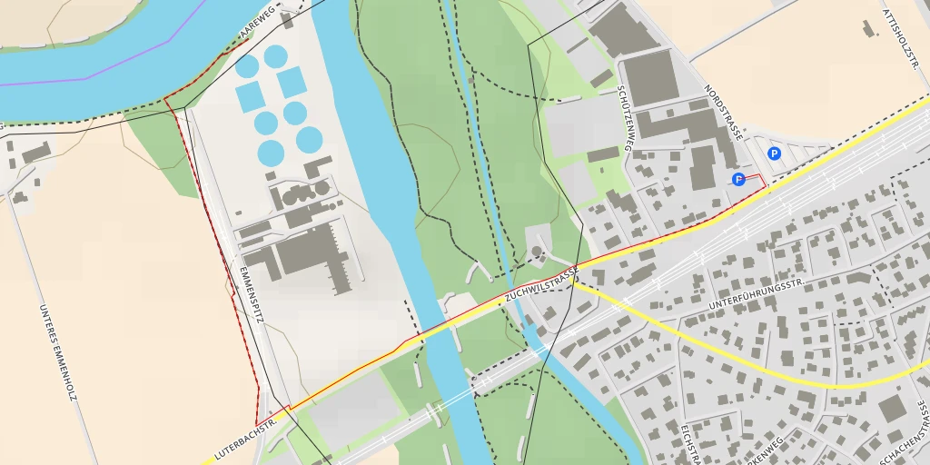 Map of the trail for ARA Emmenspitz - Emmenspitz