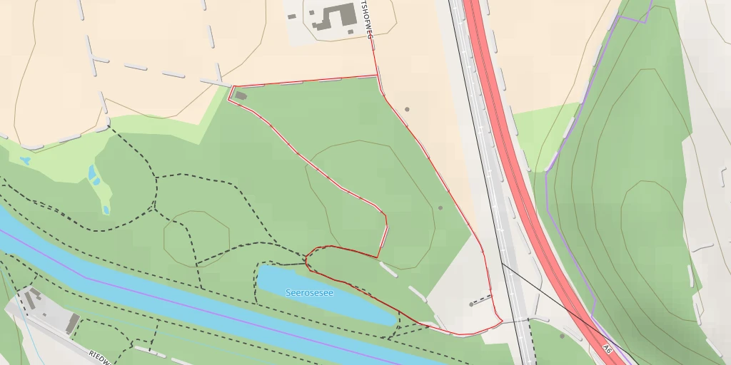 Map of the trail for Seerosesee