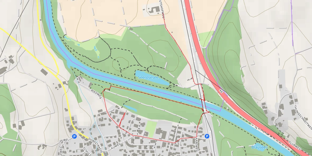 Map of the trail for Eigerweg