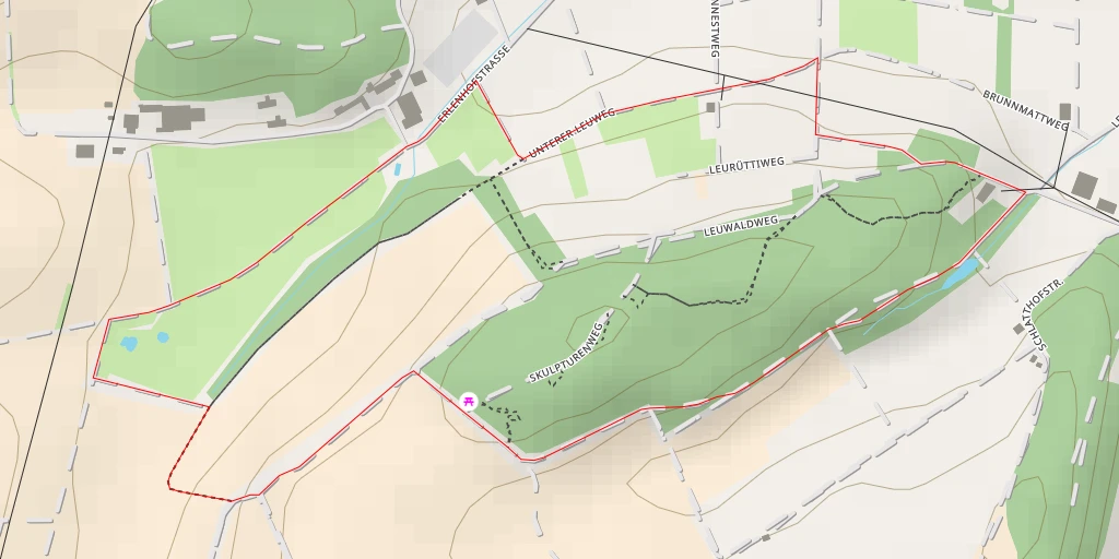 Map of the trail for Erlenhofstrasse
