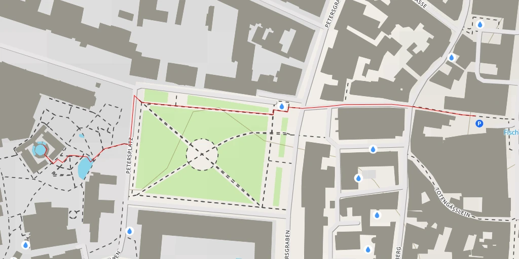 Map of the trail for Botanischer Garten der Universität - Missionsstrasse - Basel