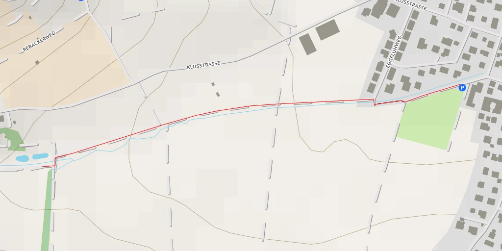 Map of the trail for Klusstrasse