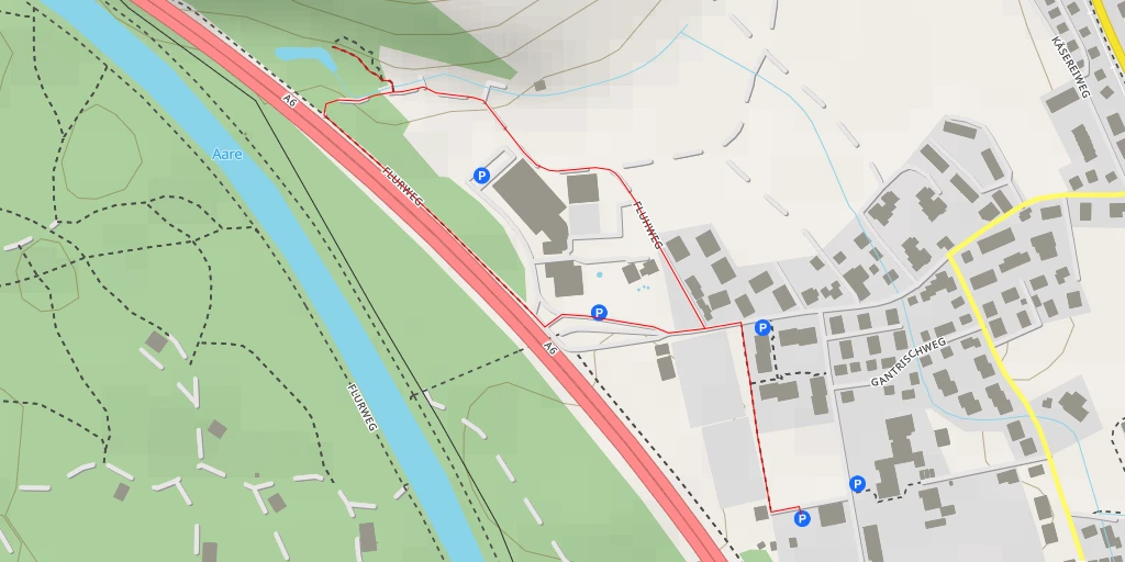 Carte de l'itinéraire :  Waldlehrpfad - Waldlehrpfad