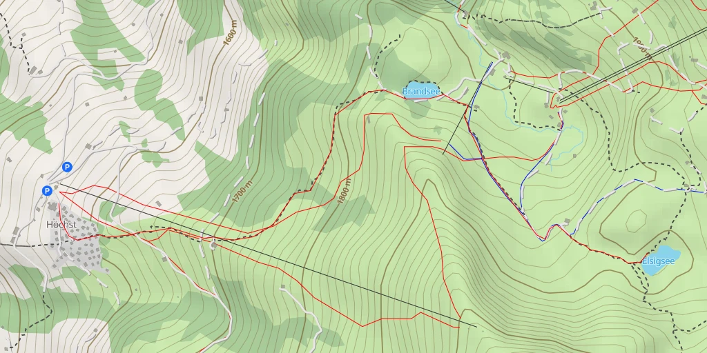 Carte de l'itinéraire :  Elsigsee