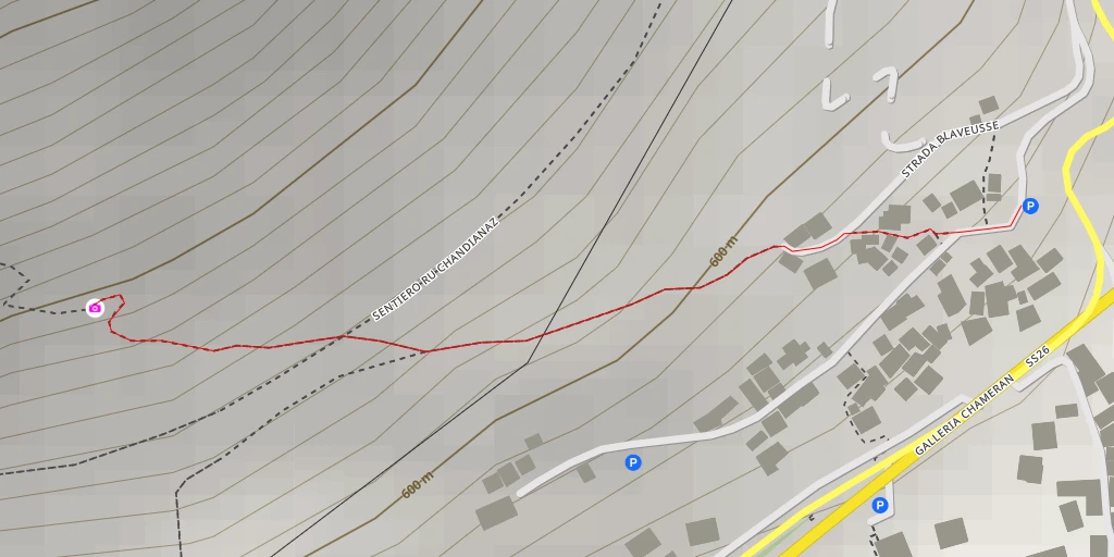 Map of the trail for Champillon - Saint-Denis