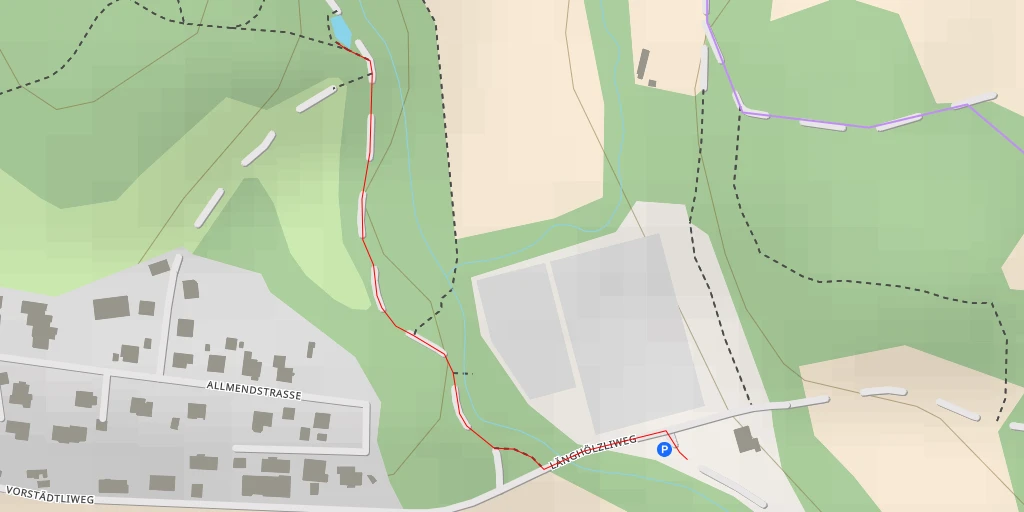 Map of the trail for Grubenackerweg