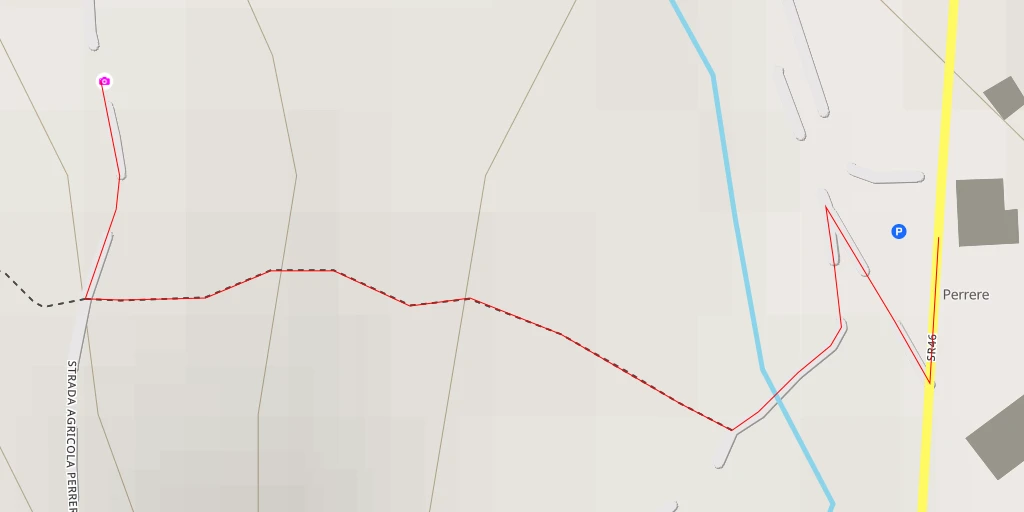 Map of the trail for Belvedere Cervino e Grandes Murailles