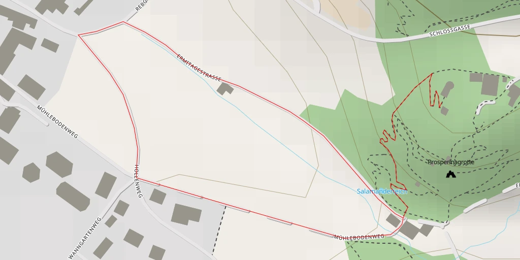 Map of the trail for Schlossgasse