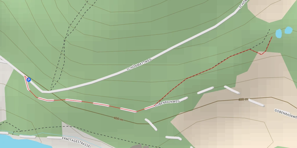 Carte de l'itinéraire :  Schönmattweg - Schönmattweg