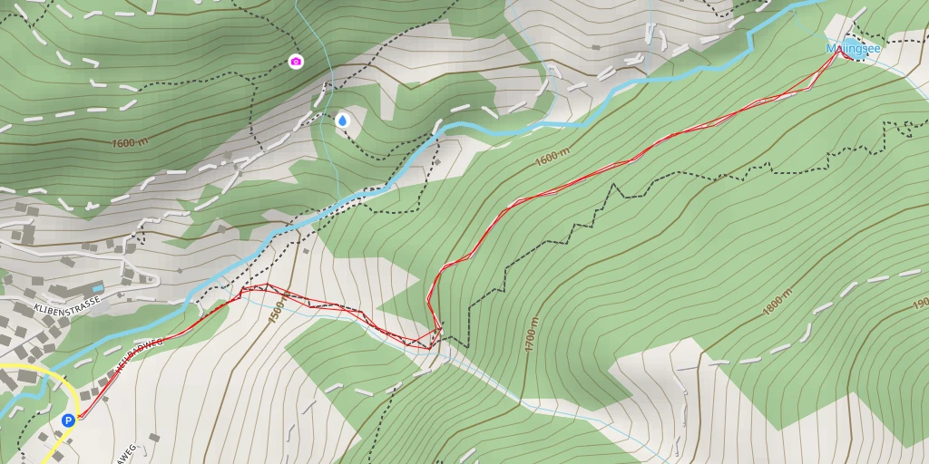 Map of the trail for Majingsee