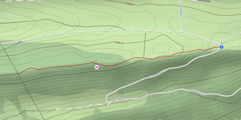 Map of the trail for Brunnmatt