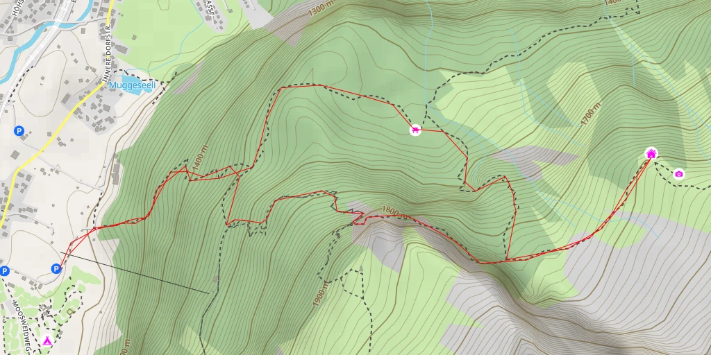 Carte de l'itinéraire :  Doldenhornhütte