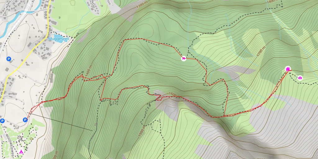 Carte de l'itinéraire :  Doldenhornhütte - Kandersteg