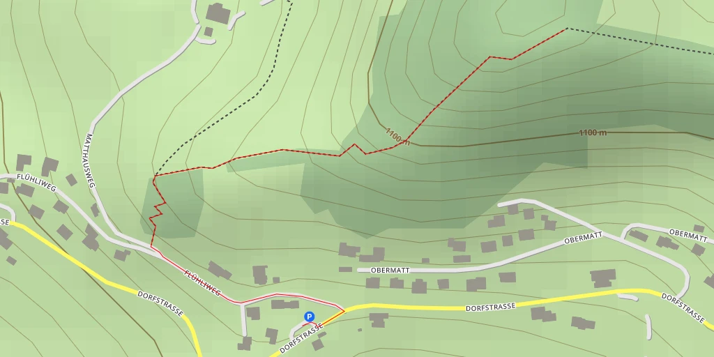 Map of the trail for Winteregg