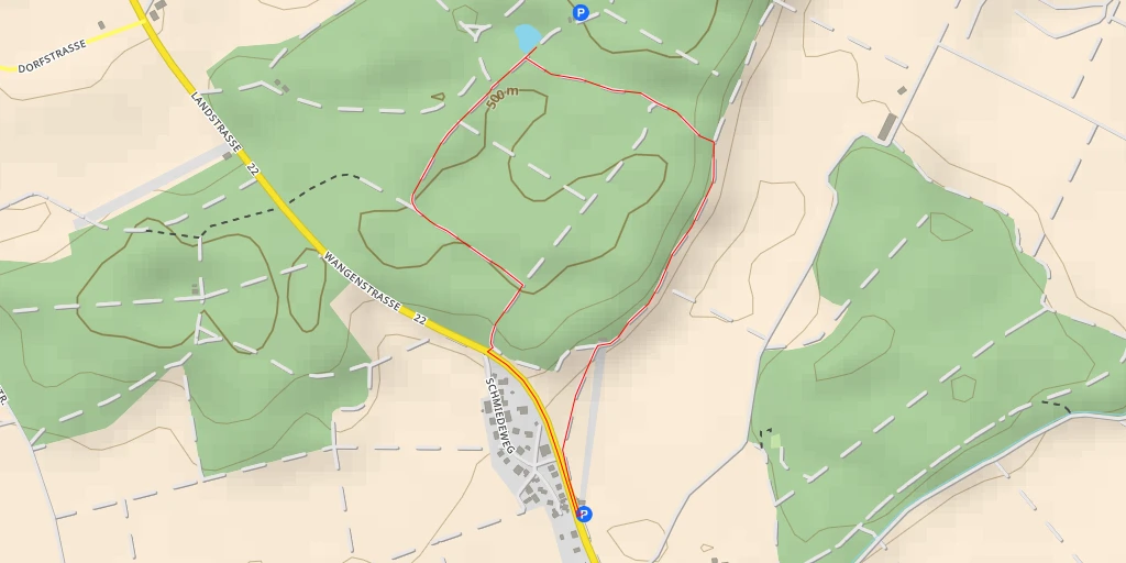 Carte de l'itinéraire :  Staatswald - Staatswald