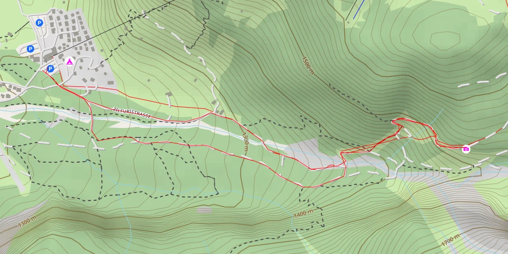 Carte de l'itinéraire :  Öschibach