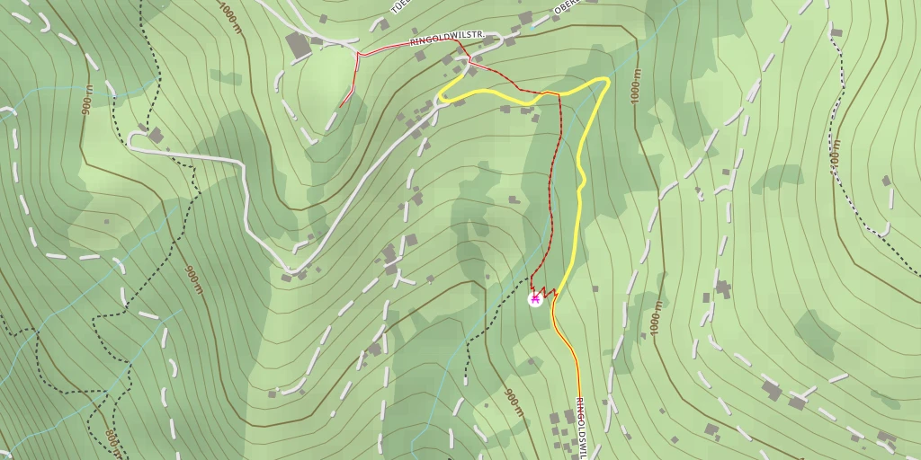 Carte de l'itinéraire :  Krindenhubel