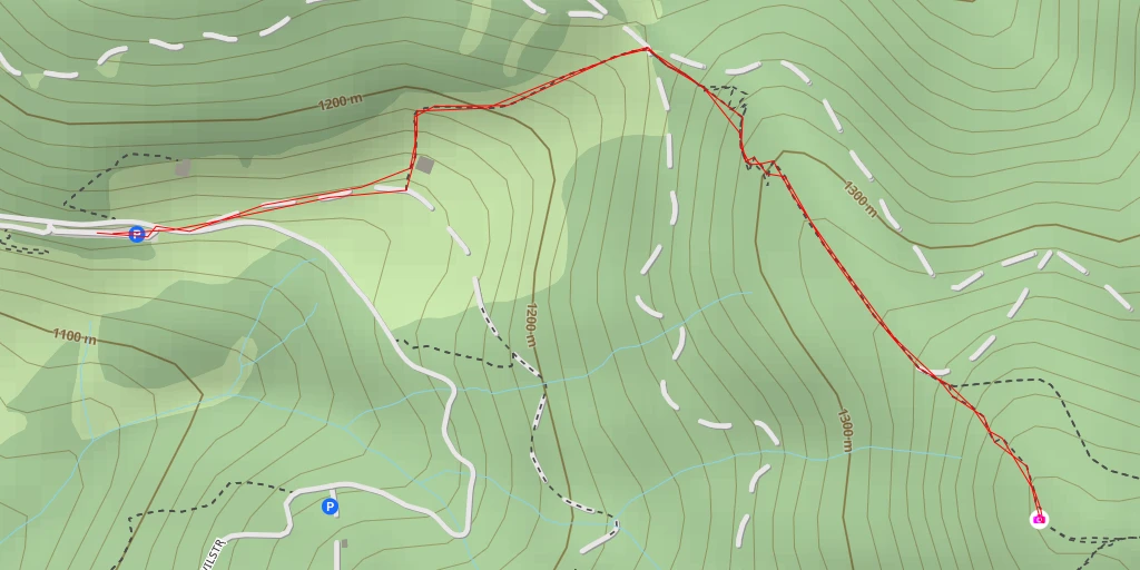 Map of the trail for Schwändiblueme