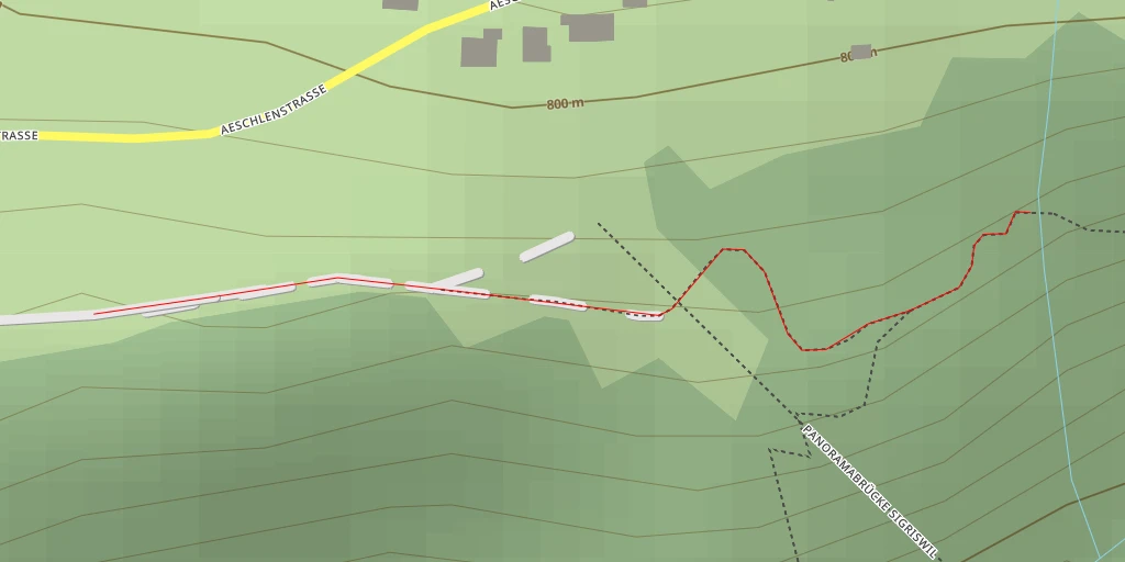 Carte de l'itinéraire :  Alte Schwandenstrasse