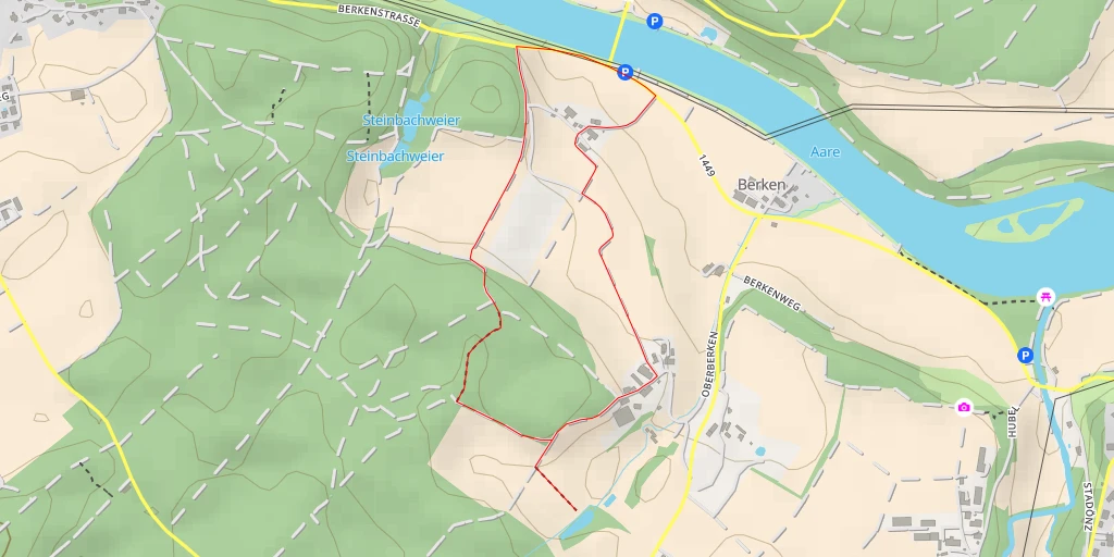 Map of the trail for Heimenhausenstrasse - Heimenhausenstrasse