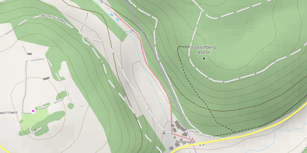 Map of the trail for Brunnenbachweg - Brunnenbachweg