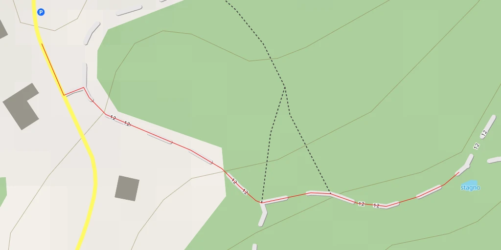 Map of the trail for stagno