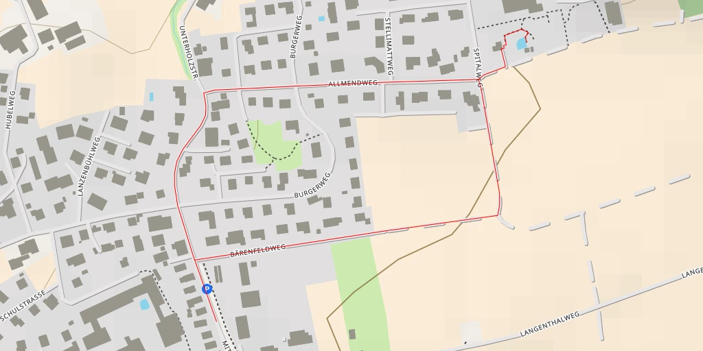 Map of the trail for dahlia Panoramapark - Grossmoosweg