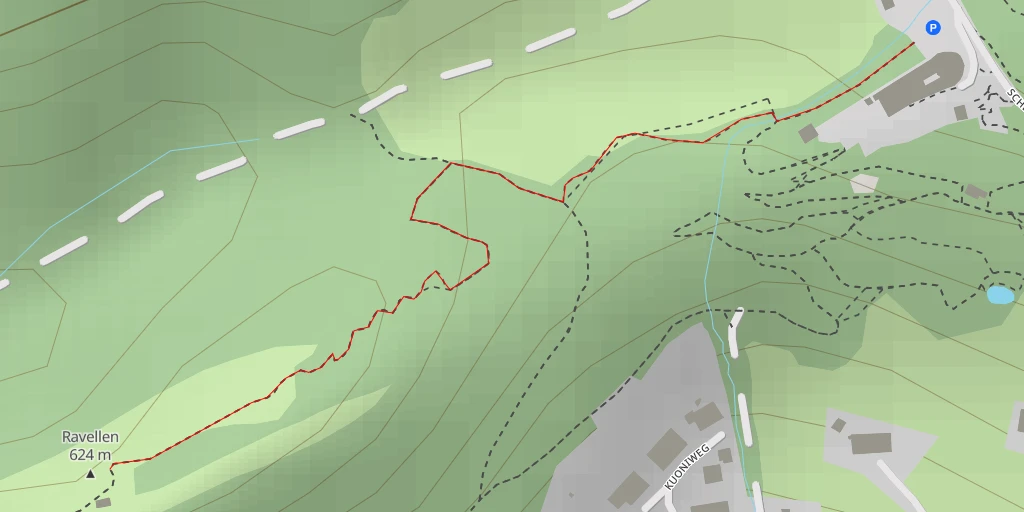 Map of the trail for Ravellen