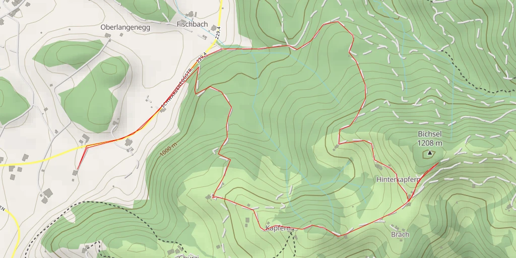 Carte de l'itinéraire :  Bichsel