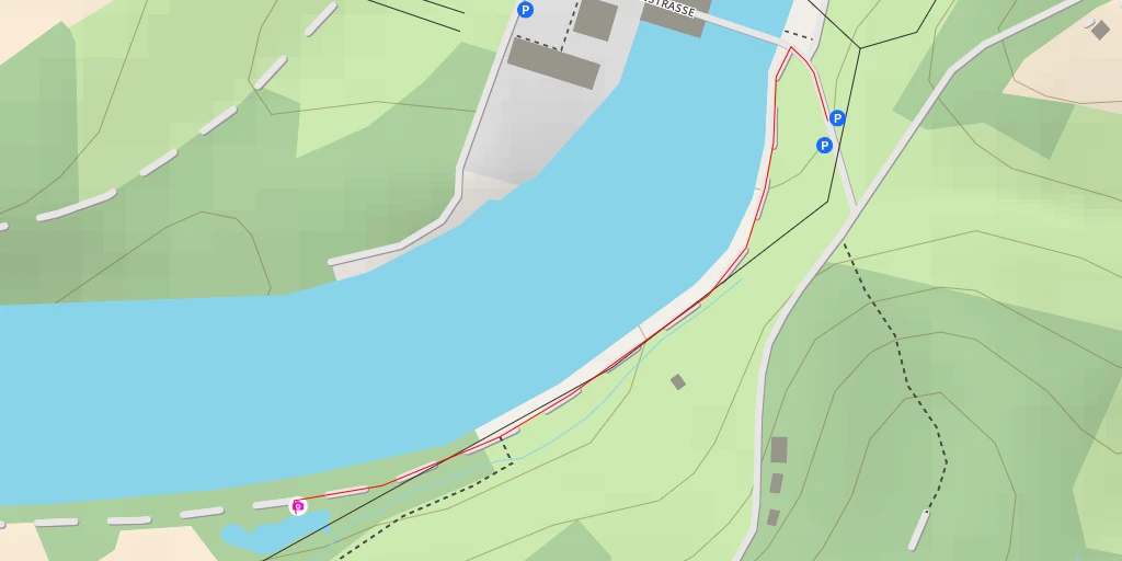 Map of the trail for Grabenstrasse