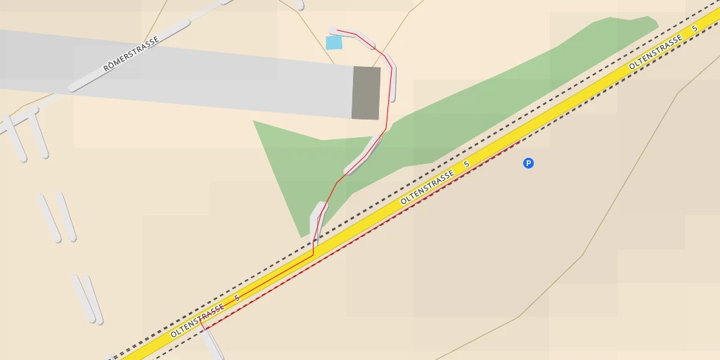 Carte de l'itinéraire :  Römerstrasse